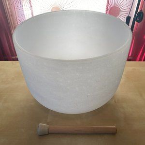 Quartz Crystal Singing Bowl note E